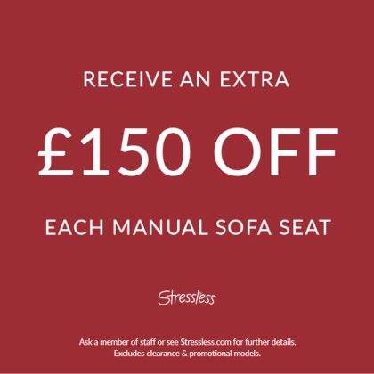 Stressless Extra Discount Manual Sofa Seats