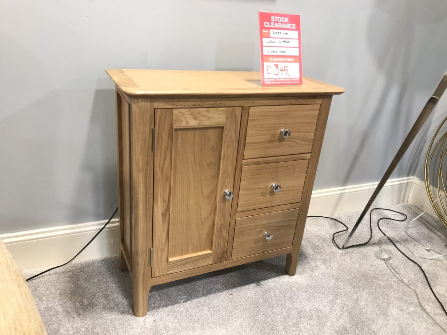 Bradbeers Collection Scandi Oak Large Cupboard Bradbeers Furniture